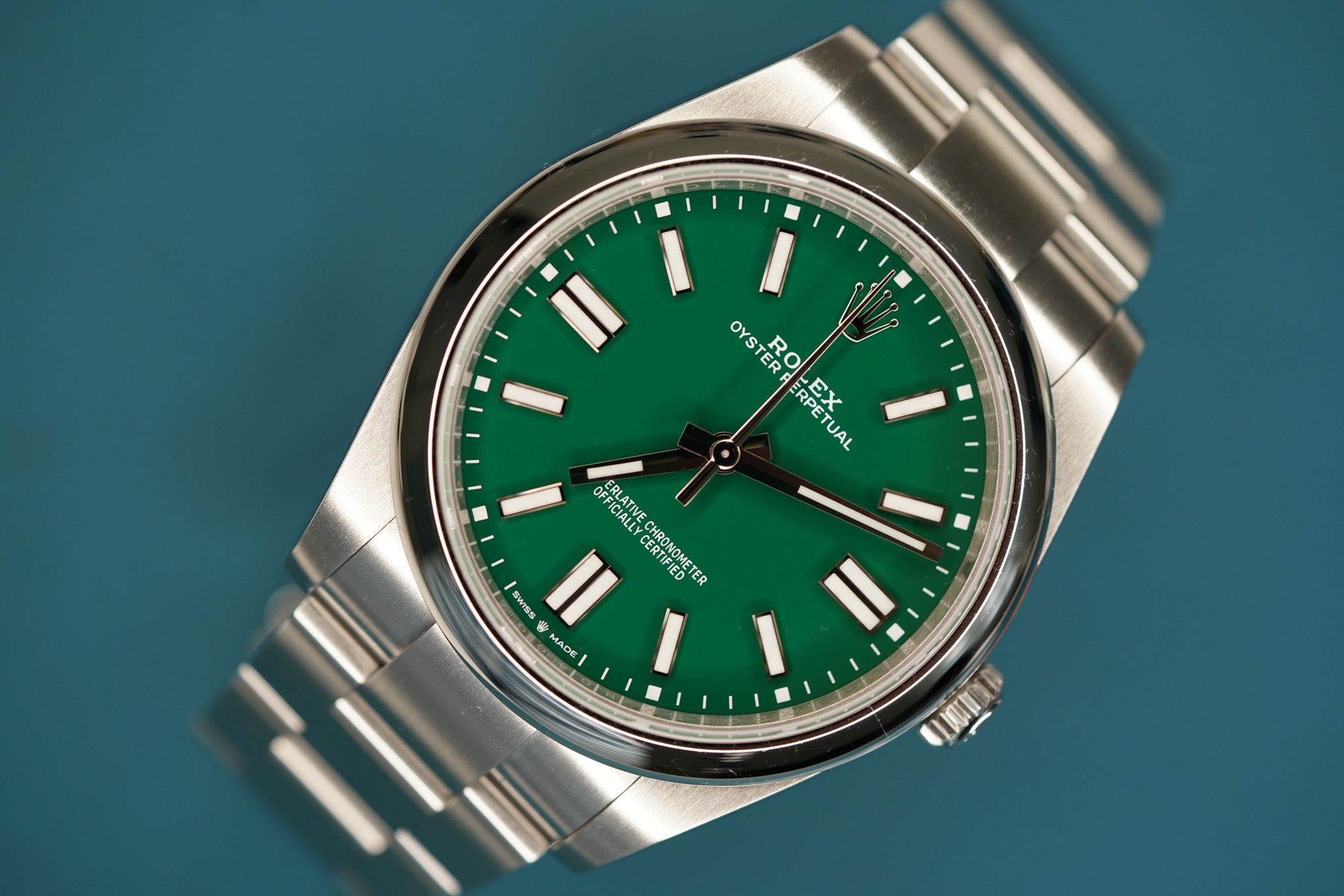 Oyster Perpetual 41mm Green Dial