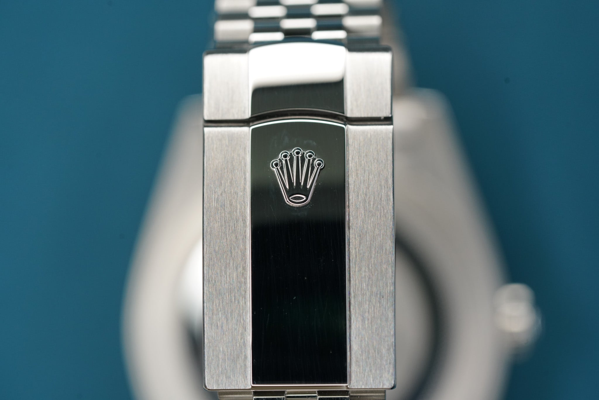 Datejust 41mm Wimbledon Changed Smooth to Fluted Bezel Jubilee