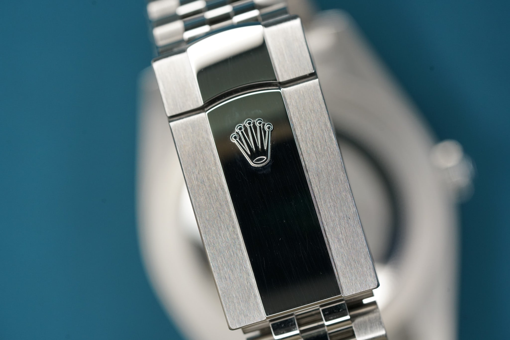 Datejust 41mm Wimbledon Changed Smooth to Fluted Bezel Jubilee