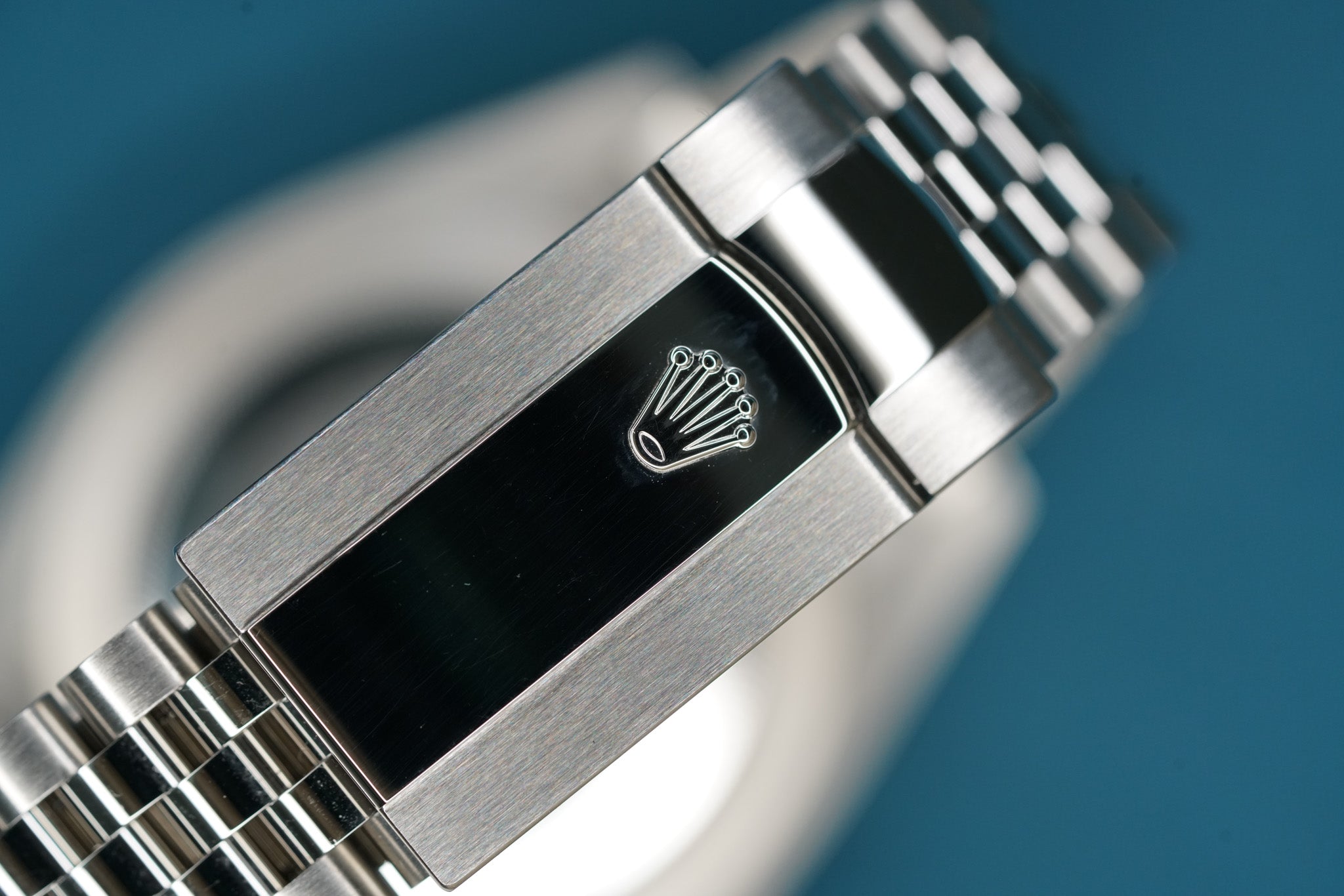 Datejust 41mm Wimbledon Changed Smooth to Fluted Bezel Jubilee