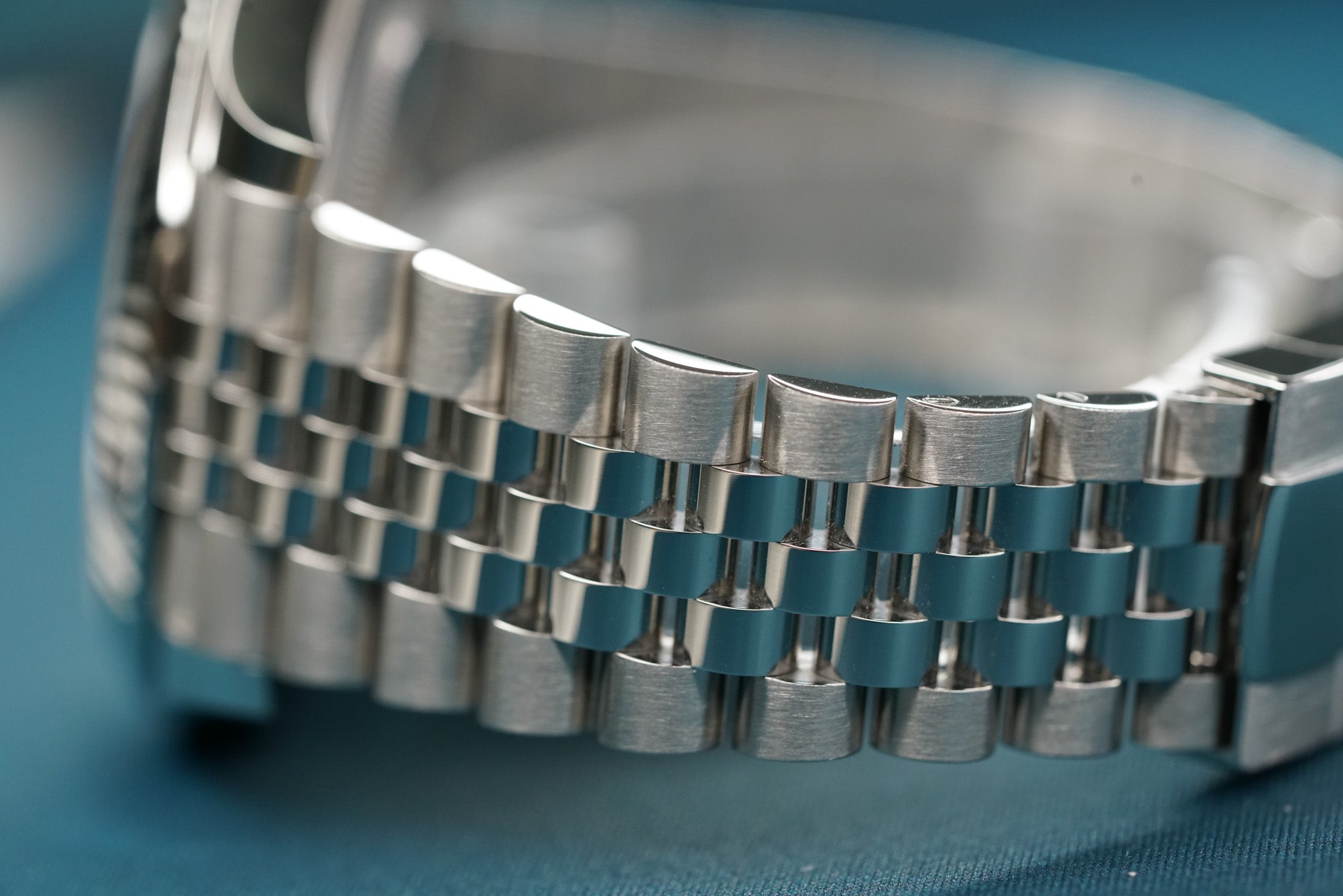 Datejust 41mm Wimbledon Changed Smooth to Fluted Bezel Jubilee