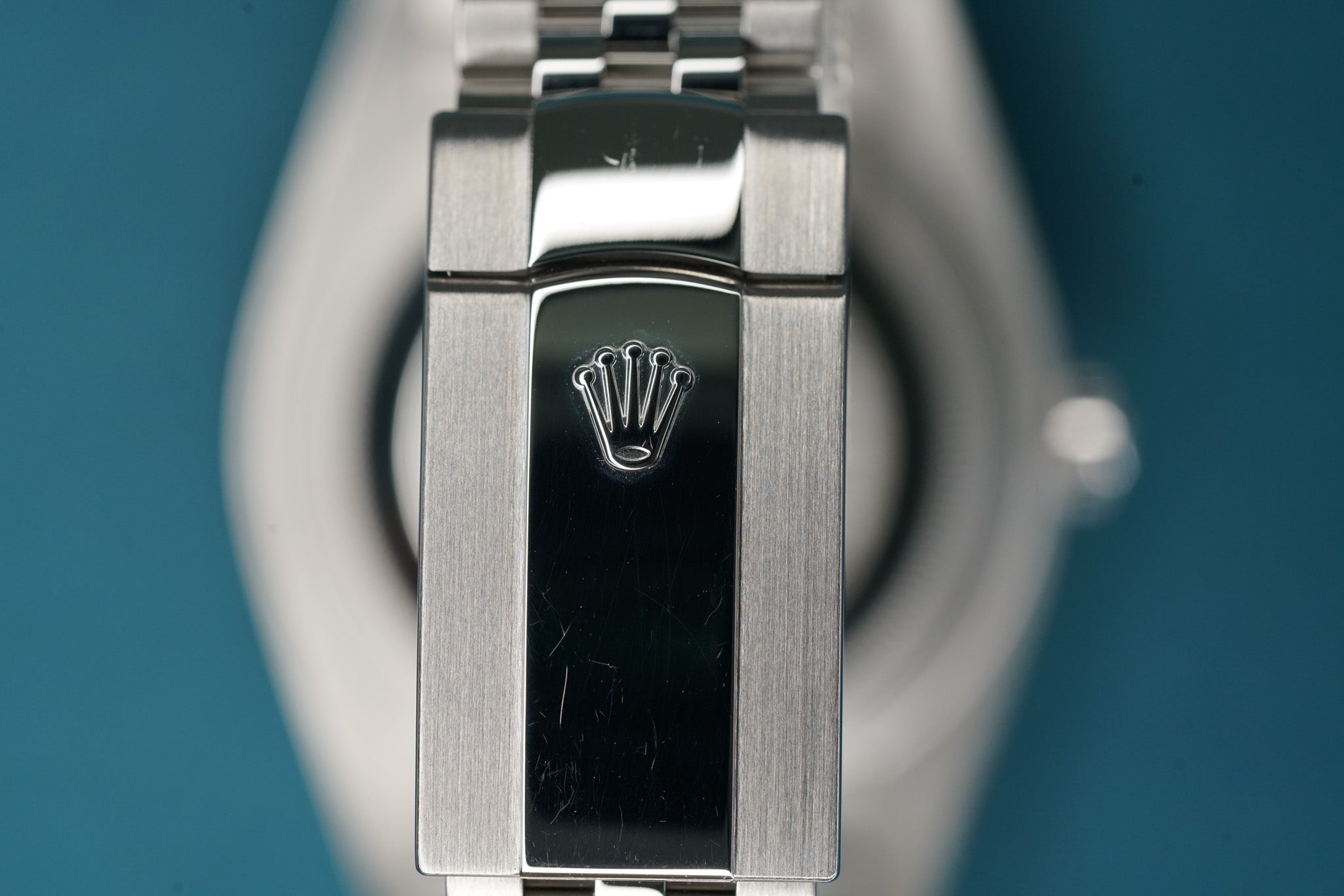 Datejust 41mm Fluted Bezel Blue Diamond Dial Oyster Bracelet