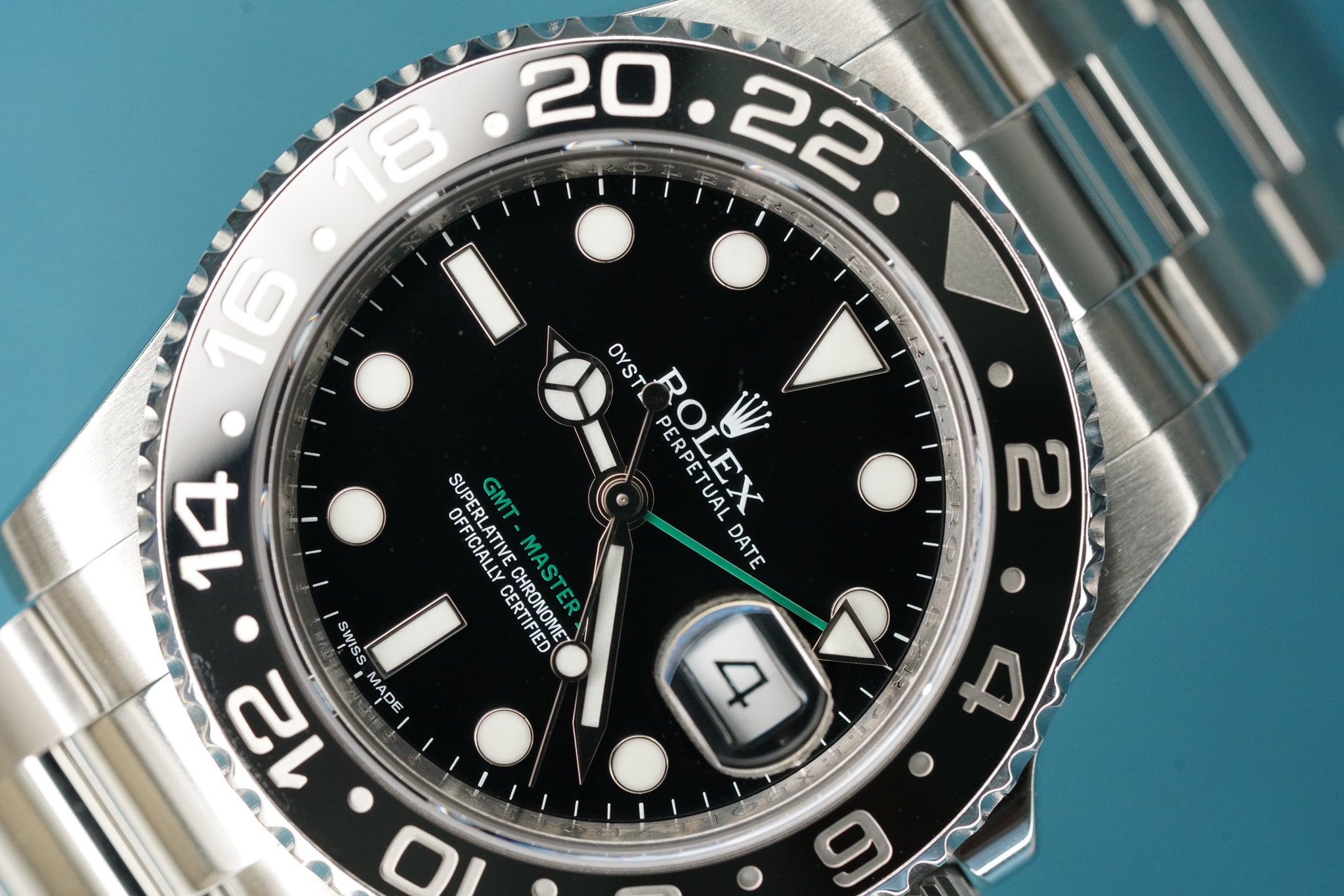 GMT Master ll Black Bezel 40mm Oyster