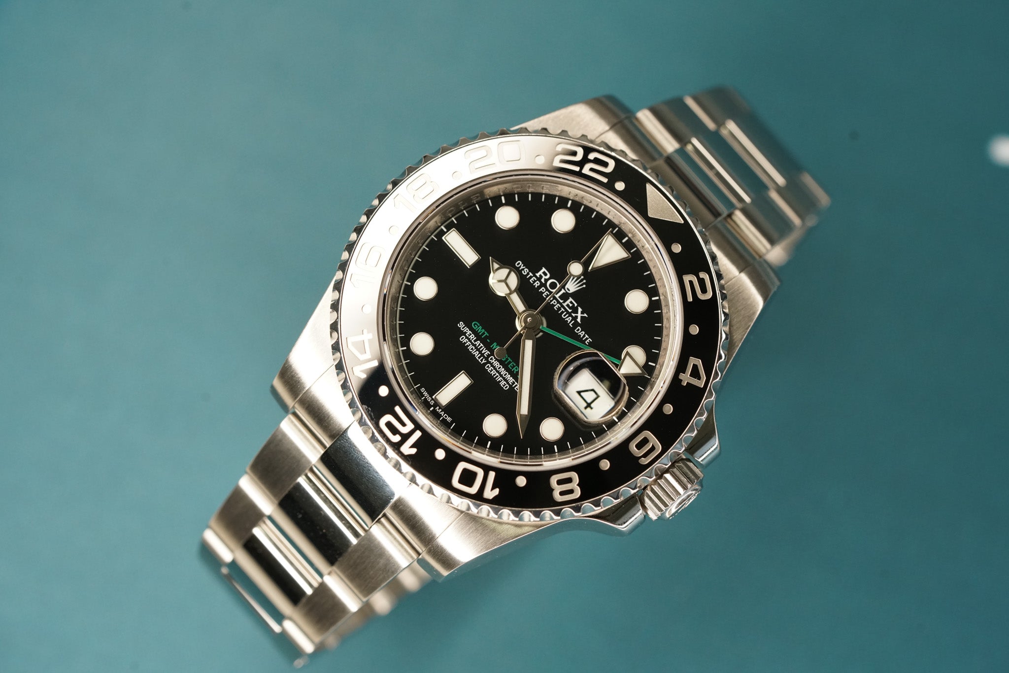 GMT Master ll Black Bezel 40mm Oyster
