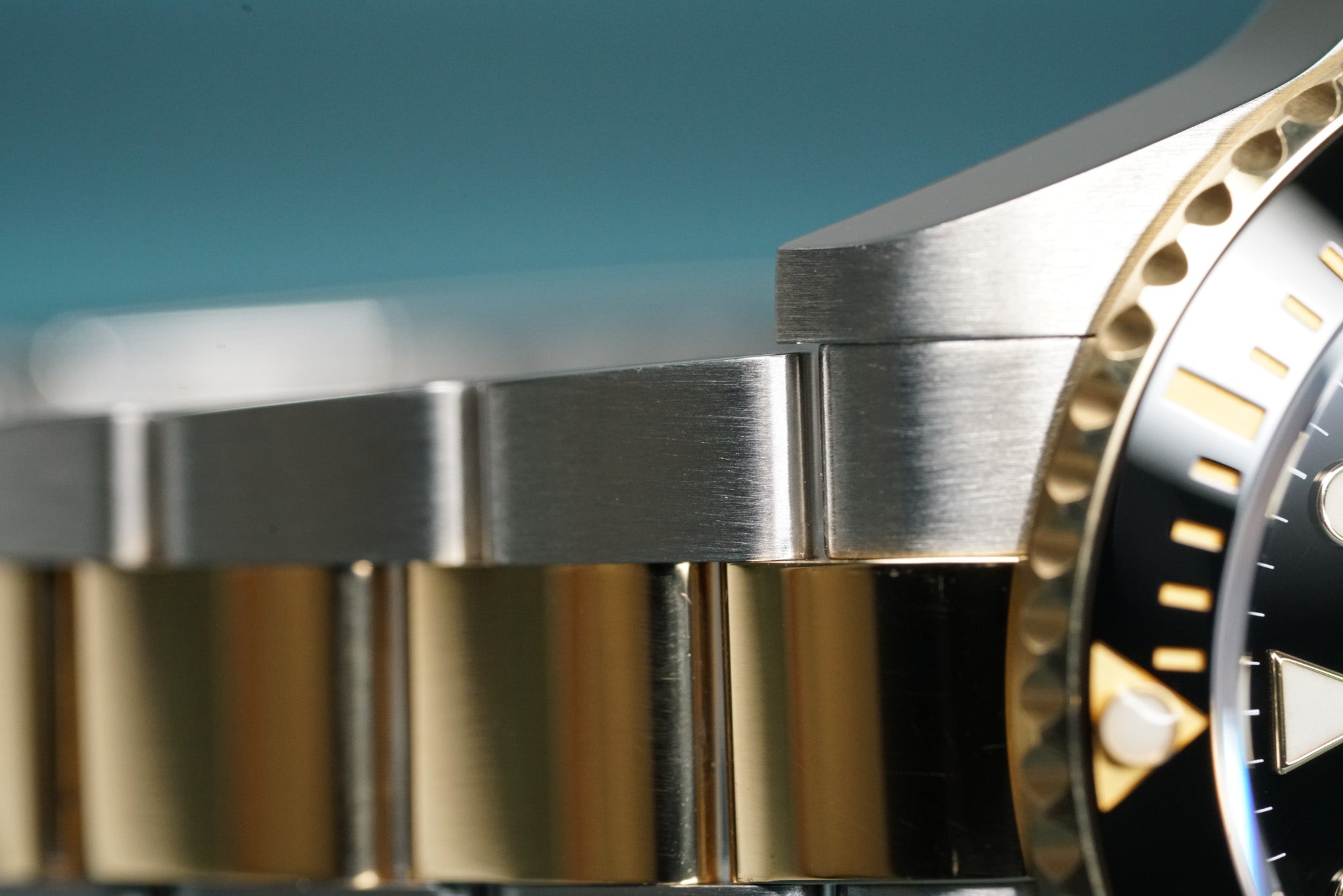 Submariner Date Black Bezel Two Tone Yellow Gold