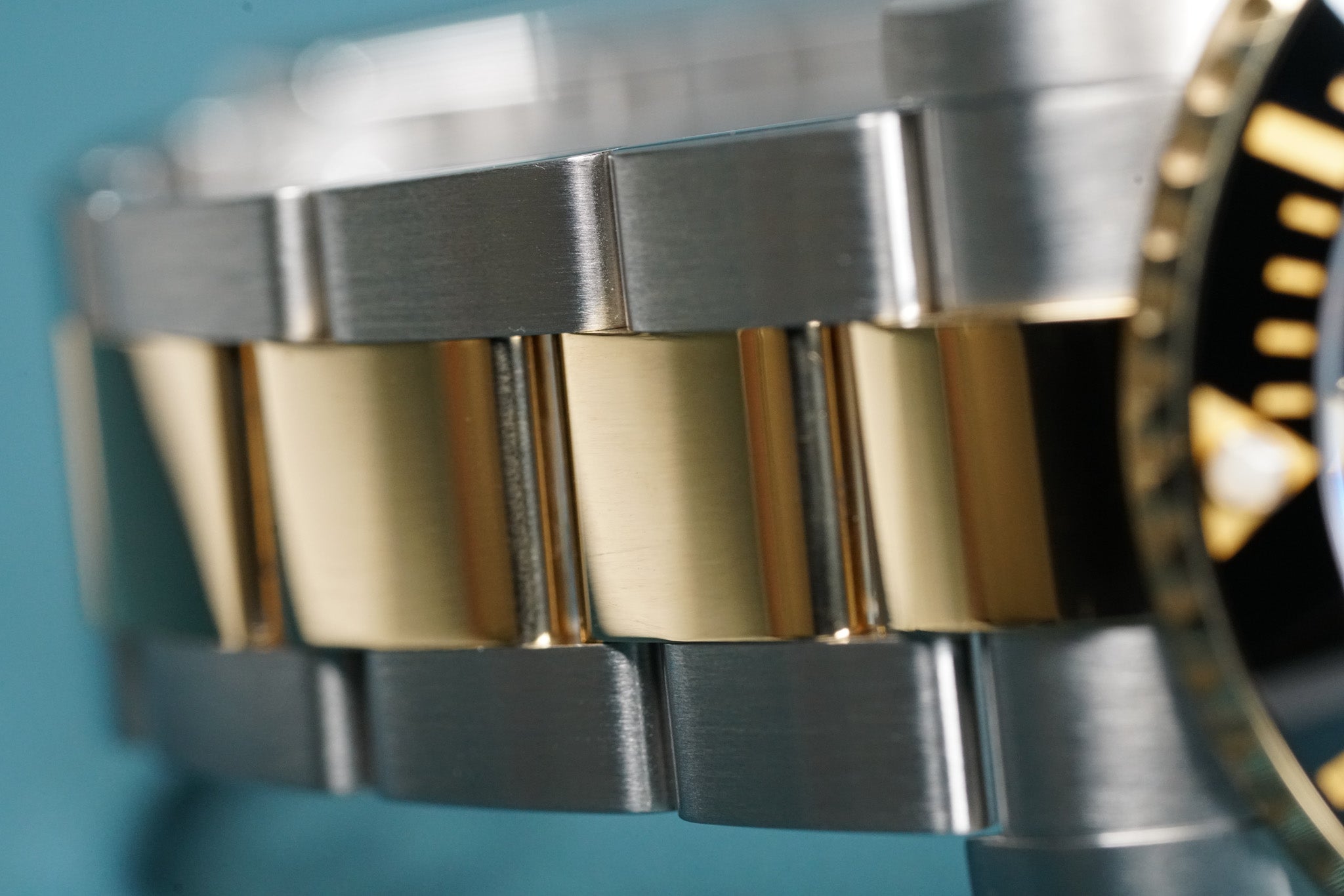 Submariner Date Black Bezel Two Tone Yellow Gold