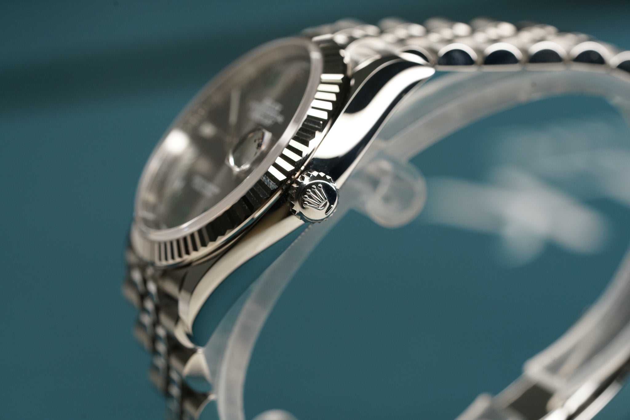Datejust 36mm Wimbeldon Jubilee Bracelet Fluted Bezel