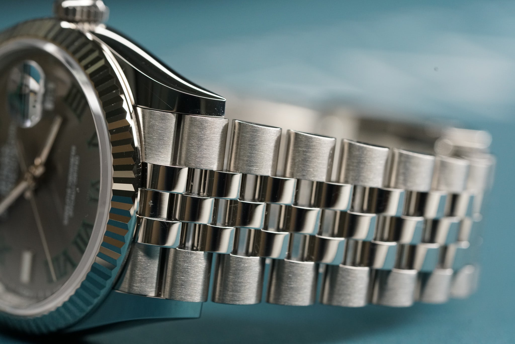 Datejust 36mm Wimbeldon Jubilee Bracelet Fluted Bezel