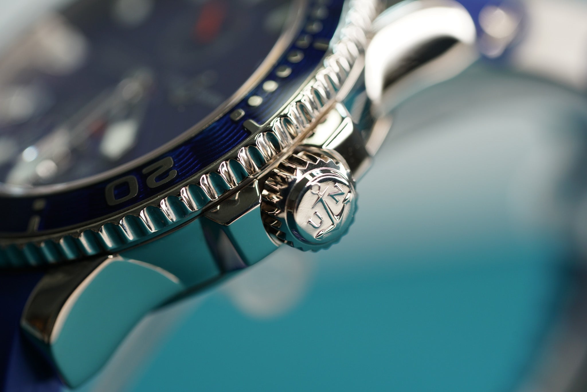 Maxi Marine White Gold Blue Strap