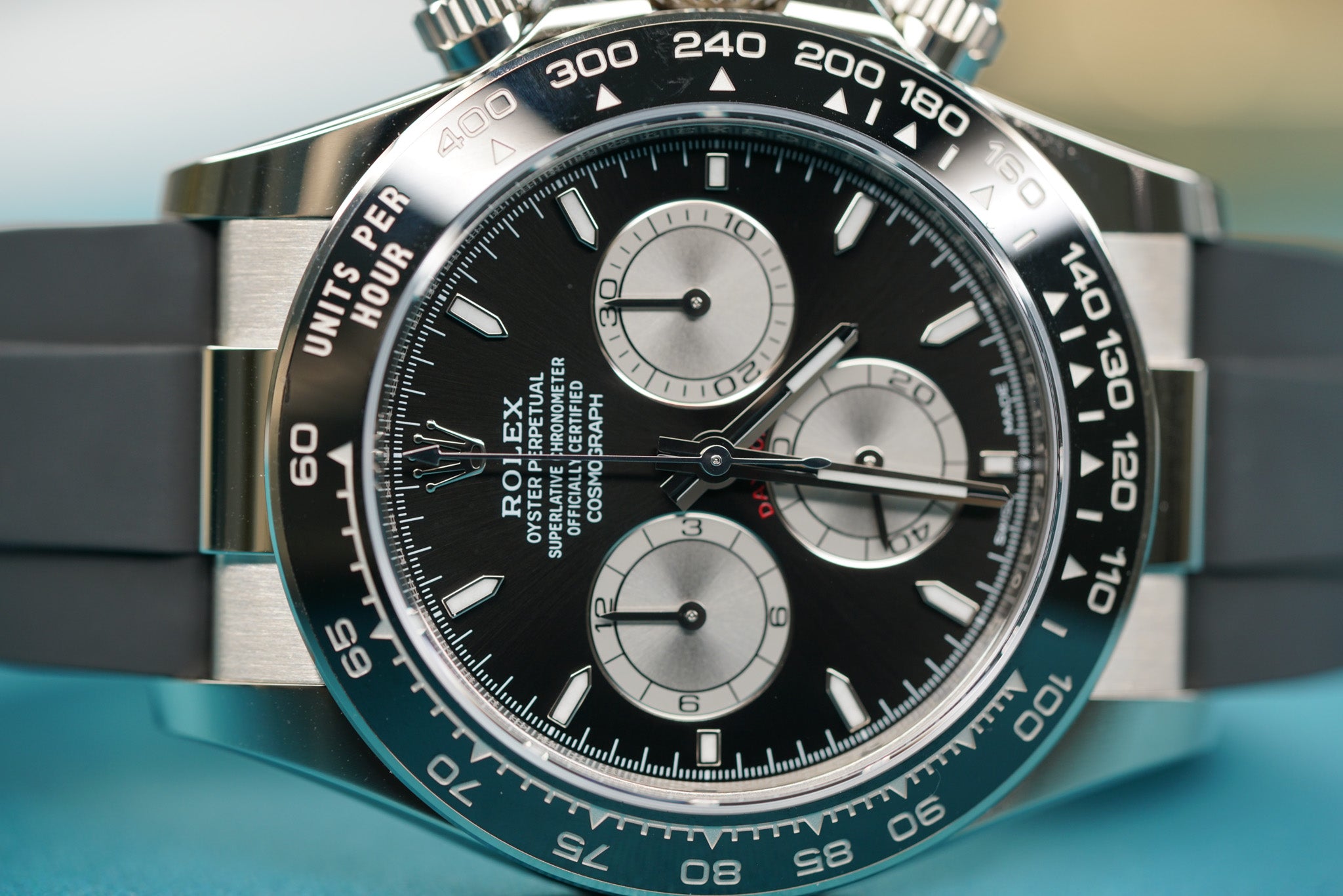 Daytona Oysterflex White Gold